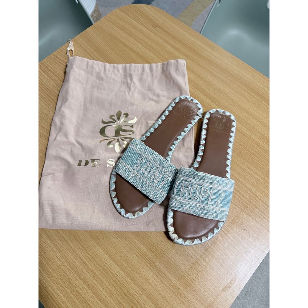 De Siena Saint Tropez Sandals Size 39 - Picture 2 of 4